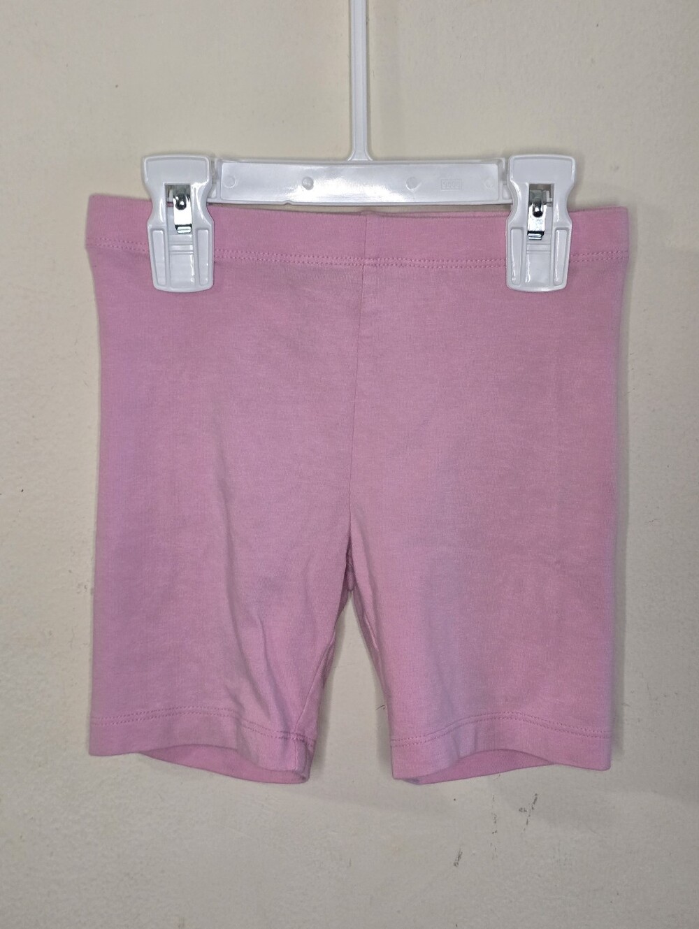 Wonder Nation Girls Bike Shorts Sz 6-6X Pink Stretch Cotton Spandex Pull-On Soft